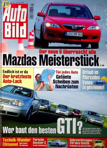 Deckblatt Auto Bild (24/2002)